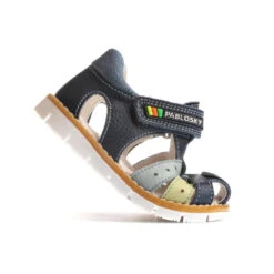 Sandalias De Marcha Deportiva De Piel De Bebé Niño PABLOSKY En Azul Marino -Deportes Al Aire Libre sandalias de marcha deportiva de piel de bebe nio pablosky en azul marino 6
