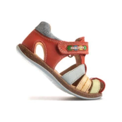Sandalias De Marcha Deportiva De Piel De Bebé Niño PABLOSKY En Rojo -Deportes Al Aire Libre sandalias de marcha deportiva de piel de bebe nio pablosky en rojo 4