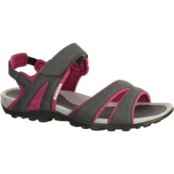 Sandalias De Montaña Y Trekking Mujer Quechua NH100 Gris -Deportes Al Aire Libre sandalias de montaa y trekking mujer quechua nh100 rosa