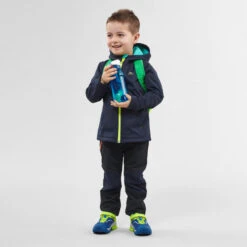 Quechua Softshell De Montaña Y Trekking NIños 2-6 Años Quecha MH550 Azul -Deportes Al Aire Libre softshell de montaa y trekking nios 2 6 aos quecha mh550 azul 2