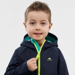 Quechua Softshell De Montaña Y Trekking NIños 2-6 Años Quecha MH550 Azul -Deportes Al Aire Libre softshell de montaa y trekking nios 2 6 aos quecha mh550 azul 4