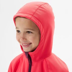 Softshell Montaña Y Trekking Niños 2-6 Años Quechua MH550 Rosa -Deportes Al Aire Libre softshell montaa y trekking nios 2 6 aos quechua mh550 rosa 3