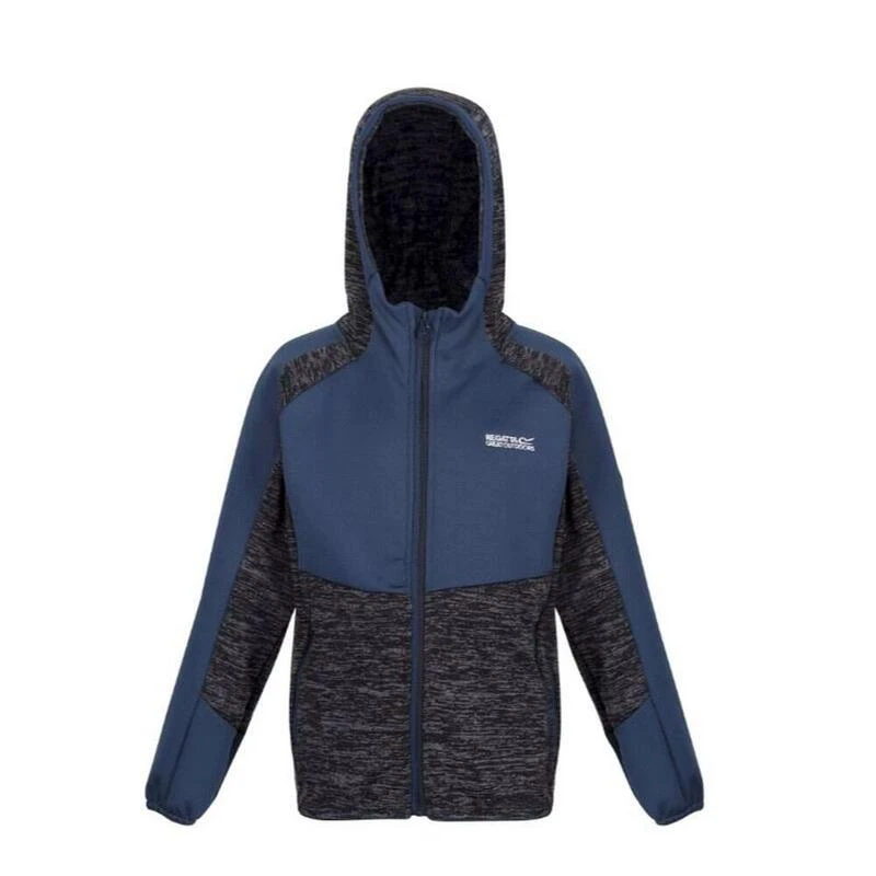 Regatta Sudadera Con Cremallera Dissolver VI Jaspeada De Polar Para Niños/Niñas Negro, 6 Regatta Sudadera Con Cremallera Dissolver VI Jaspeada De Polar Para Niños/Niñas Negro, - Imagen 6
