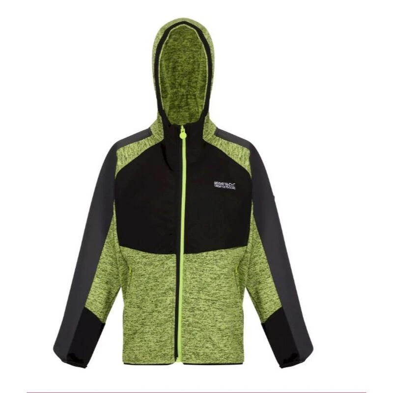 Regatta Sudadera Con Cremallera Dissolver VI Jaspeada De Polar Para Niños/Niñas Negro, 1 Regatta Sudadera Con Cremallera Dissolver VI Jaspeada De Polar Para Niños/Niñas Negro,