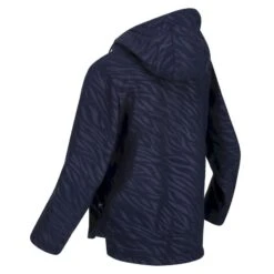 Regatta Sudadera Kalina Estampado De Cebra De Polar Para Niños/Niñas Marino -Deportes Al Aire Libre sudadera kalina estampado de cebra de polar para niosnias marino 2