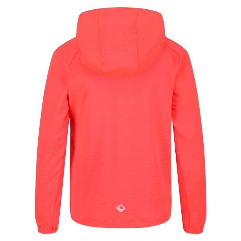Regatta Sudadera Polar Eugina Con Capucha Para Niños Niñas Coral Fuego 2 Regatta Sudadera Polar Eugina Con Capucha Para Niños Niñas Coral Fuego - Imagen 2