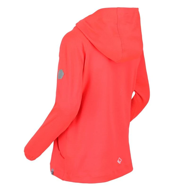 Regatta Sudadera Polar Eugina Con Capucha Para Niños Niñas Coral Fuego 4 Regatta Sudadera Polar Eugina Con Capucha Para Niños Niñas Coral Fuego - Imagen 4