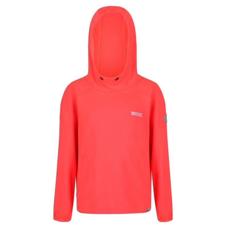 Regatta Sudadera Polar Eugina Con Capucha Para Niños Niñas Coral Fuego 1 Regatta Sudadera Polar Eugina Con Capucha Para Niños Niñas Coral Fuego