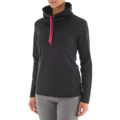 Quechua Sudadera Polar Montaña Y Nieve Mujer SH100 Warm Warm Blanco 9 Quechua Sudadera Polar Montaña Y Nieve Mujer SH100 Warm Warm Blanco -Deportes Al Aire Libre sudadera polar montaa y nieve mujer sh100 warm negro