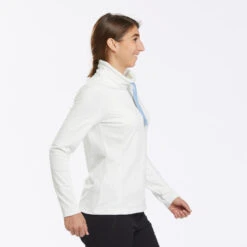 Quechua Sudadera Polar Montaña Y Nieve Mujer SH100 Warm Warm Blanco 7 Quechua Sudadera Polar Montaña Y Nieve Mujer SH100 Warm Warm Blanco -Deportes Al Aire Libre sudadera polar montaa y nieve mujer sh100 warm warm blanco 2