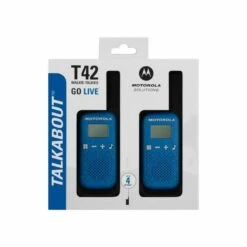 WalkieTalkie Pack 2 Motorola T42 Azul 9 WalkieTalkie Pack 2 Motorola T42 Azul -Deportes Al Aire Libre walkietalkie pack 2 motorola t42 azul 4